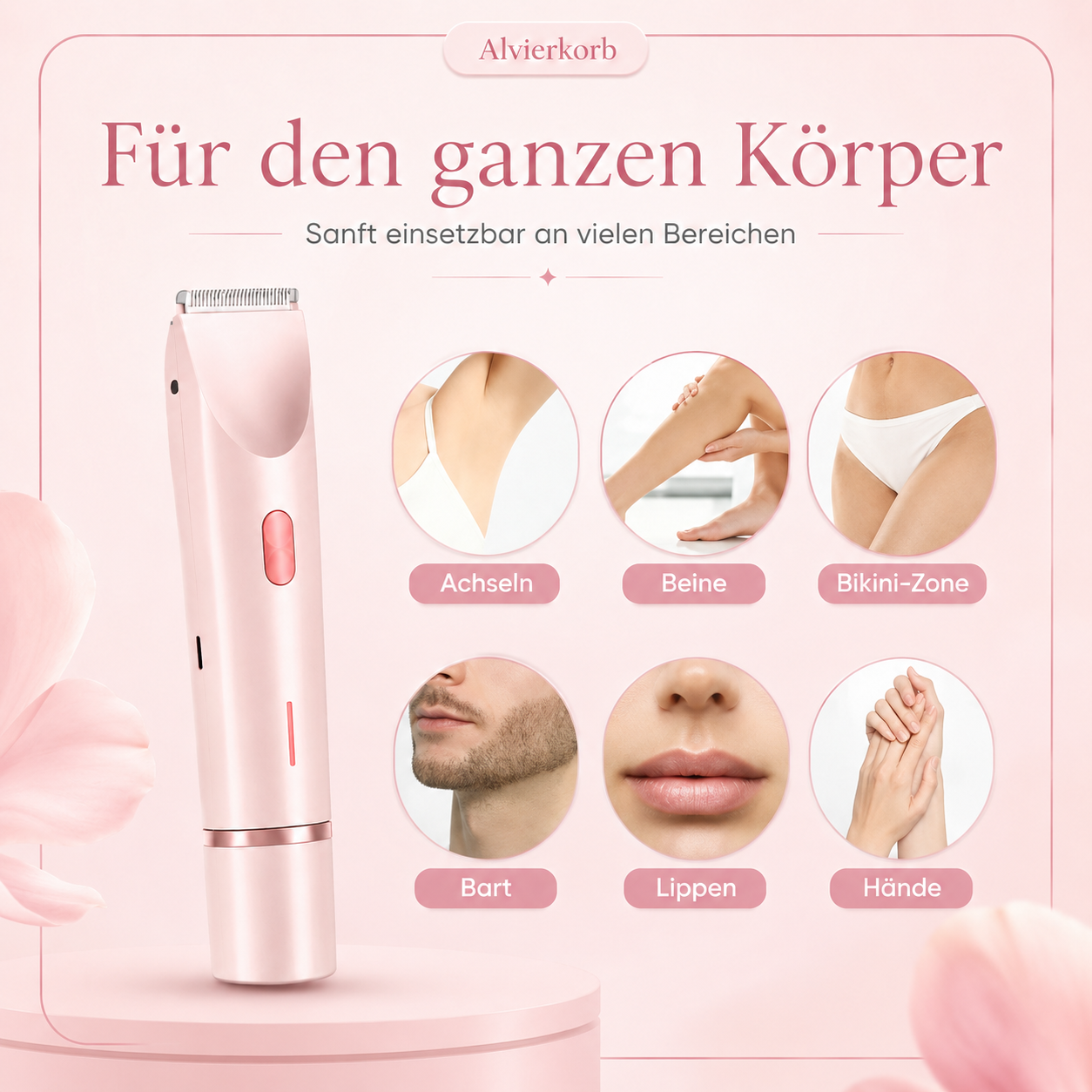Velmora™ 2-in-1 SmoothSkin Rasierer