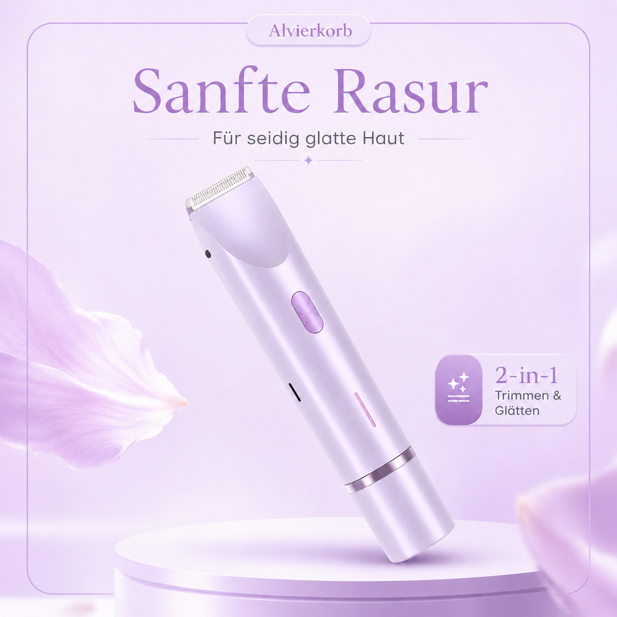 Velmora™ 2-in-1 SmoothSkin Rasierer